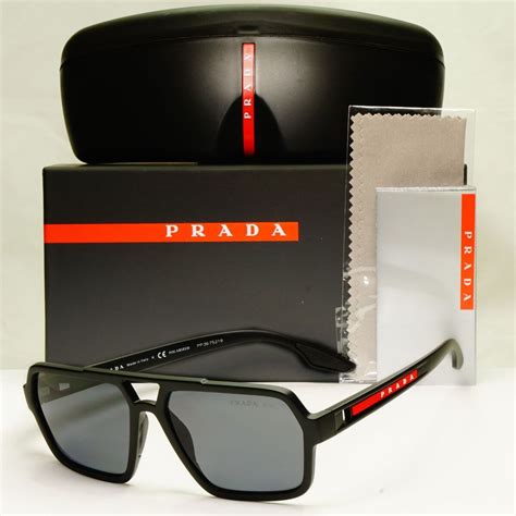 prada men's square frame sunglasses|prada men's sunglasses polarized.